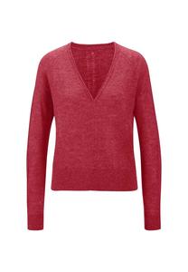 Свитер с V-образным вырезом и ажурным узором Madeleine, мультиколор