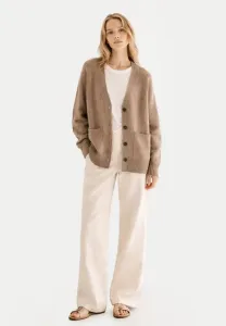 Кардиган свободного кроя Gobi Cashmere, Taupe