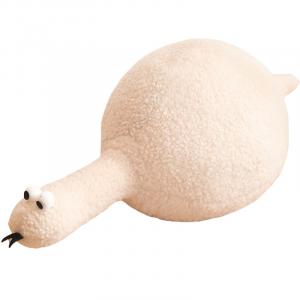 Плюшевая игрушка Round Drum Snake Dolls высотой 45см/60см Mise, Round And Plump Snake Doll-White[Shopping Bag Not Included]