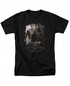 Мужская футболка с коротким рукавом "Dawn" для взрослых Batman V Superman, Black