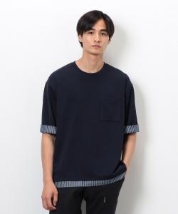 Футболка из эластичного трикотажа в полоску Comme Ca Ism, цвет Navy