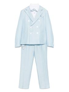 Colorichiari костюм с двубортным пиджаком, синий