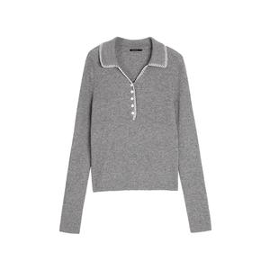 ELLE Свитер Women's Medium Gray