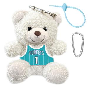 Баскетбольная майка плюшевая игрушка медведь в позе сидя рабочий плюшевая кукла флис высота 13cm AIZIYUO