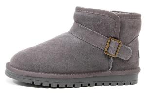 Зимние ботинки женские серый Feiyue