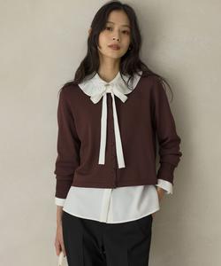 Вязаный кардиган с пуговицами цвета ореха Suite, цвет Brown [030]