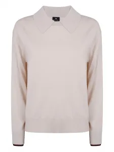 Шерстяные свитеры с воротником поло Paul Smith, нейтральный