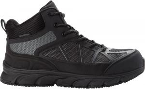 Мужские рабочие безопасные туфли Propet Seeley Hi с композитным носком - черные Propét, темно-серый/черный