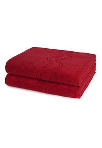 Полотенце для ванной Ross 2 X Duschtuch Im Set Cashmere feeling, цвет Vino