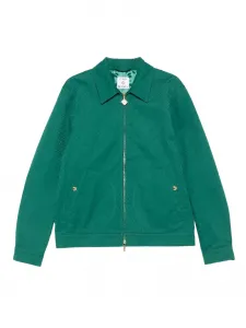 Рубашка на молнии с монограммой Casablanca, зеленый