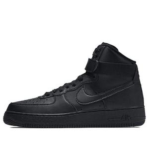 Кроссовки air force 1 high '07 'triple black 2017' Nike, мультиколор