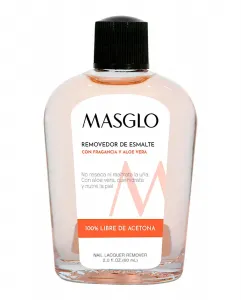 Традиционный средство для снятия лака с ароматом и алоэ вера 60 мл Masglo