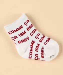 Носки с логотипом по всей поверхности Comme Ca Ism, цвет Red