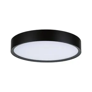Потолочный светильник LED Selection Bathroom Tega IP44 24W 230V пластик дневной белый WhiteSwitch Paulmann, черный