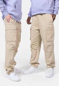 Брюки с карманами Karl Kani RUBBER SIGNATURE PANTS UNISEX, цвет Beige
