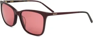 Женские квадратные солнцезащитные очки DKNY DK500s, Oxblood