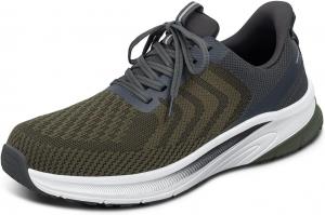 Мужские ортопедические кроссовки-слипоны Orthofeet Tilos с открытыми руками, Olive