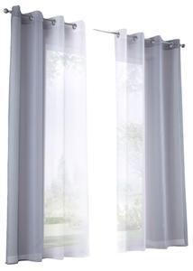 Штора Gardinenbox, 140x145 см, серый
