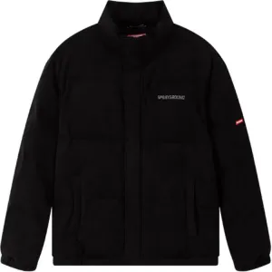 Пуховик мужской со стойкой без капюшона Moderate SPRAYGROUND, оранжевый красный