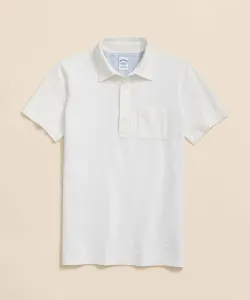 Рубашка-поло из хлопкового пике с логотипом GF