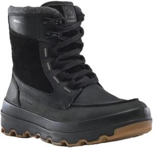 Мужские зимние ботинки Kamik Inception - водонепроницаемая проклеенная кожа, комфортная температура до -22F, черный