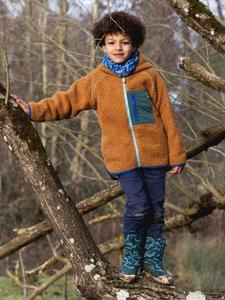 Детская флисовая куртка с капюшоном Muddy Puddles, Orange