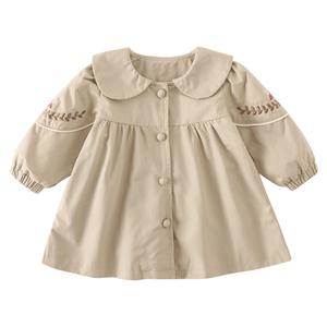 Детская повседневная рубашка с лацканом Moderate PROTECTCAMEL, coffee