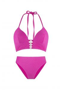 Комплект бикини с подкладкой треугольный Lingadore, розовый