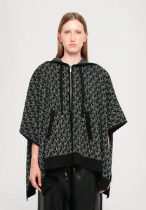 Толстовка MICHAEL Michael Kors DOT ZIP FRONT PONCHO, Black/White/Grey
