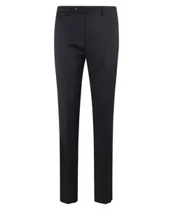 Зауженные шерстяные брюки из натуральной шерсти Tagliatore, синий