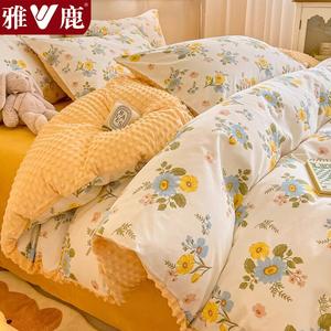 Yalu Зимнее одеяло 150х200 см, хлопковое, с чехлом, наполнитель ~1,5 кг, теплое, не линяет