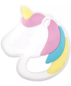 Силиконовый прорезыватель для маленьких девочек Essential Unicorn Bumkins, белый