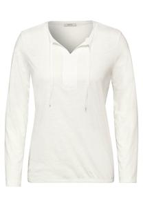 Топ с длинными рукавами Cecil, кремовый