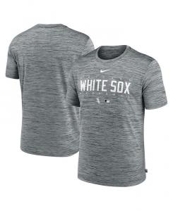 Мужская футболка серого цвета Chicago White Sox Authentic Collection Velocity Performance Practice Practice Nike, серый