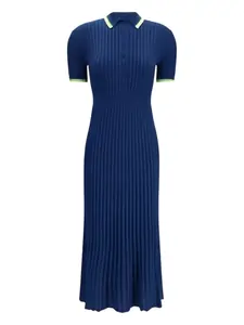 Платье миди в рубчик Gabriela Hearst, синий