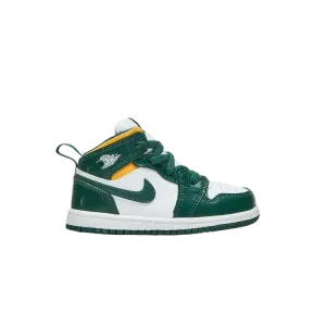 Кроссовки Air Jordan Air Jordan 1 Mid TD 'Sonics', белый