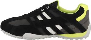 Мужские модные кроссовки Geox Uomo Snake, черный/желтый