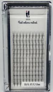 Метод быстрого объема 5D 0,07 C 13 мм Ibra, Lashes