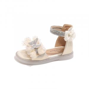 Детские сандалии с высоким берцем SHIBU, экрю