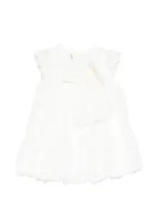 Платье с оборками и бантом La Stupenderia, белый