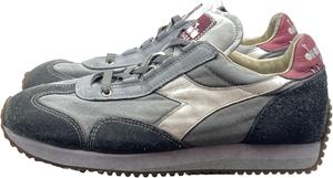 Кроссовки Diadora Heritage Equipe Dirty Evo 174736 для мужчин, кожа, серый/оранжевый