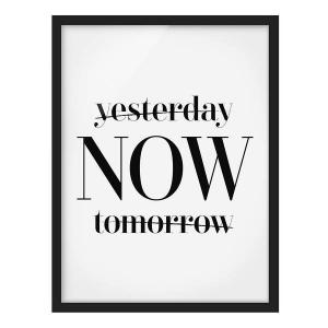 Картина Bilderwelten Yesterday Now Tomorrow V, белый