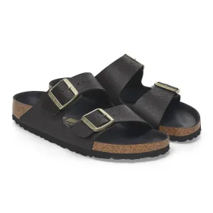 Женские сандалии-шлепанцы Arizona Birko Flor черного цвета Birkenstock