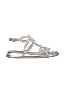 Сандалии PLANA CON PUNTERA Y CIERRE HEBILLA Alma Blue, серебряный