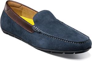 Мужские слипоны Florsheim Motor Moc Toe Venetian Driver, темно-синий
