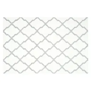 Декоративный ковер Dhurries с четырехлистником, тканый вручную, из шерсти, без переплетения нитей Safavieh, мультиколор, 122x183 см