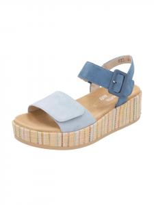 Remonte Синие сандалии на платформе