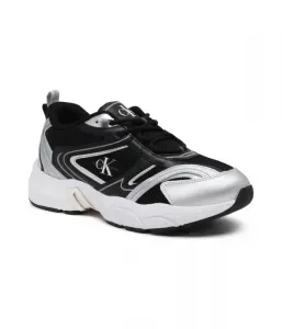 Ретро теннисные кроссовки Calvin Klein Jeans, черный