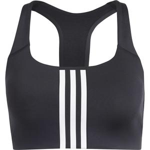 Спортивный бюстгальтер adidas Powerimpact 3 Stripes, черный