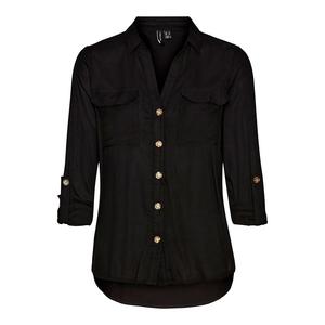 Рубашка с длинным рукавом Vero Moda Bumpy New, черный
